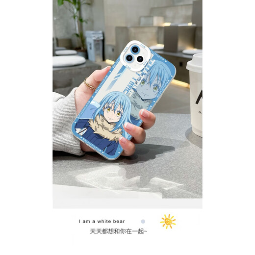 LZQLY转生变成史莱姆利姆鲁手机壳适用vivoiQOO12华为OPPO苹果红米k70e 【天使眼透明壳】C13598 苹果系列-型号下单后发给客服