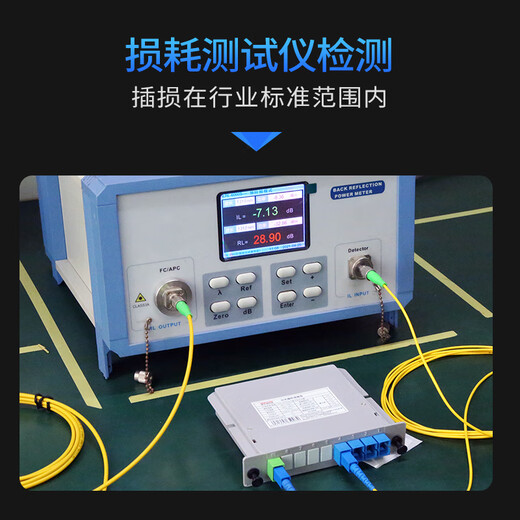 Nokoxin carrier-grade plug-in optical splitter 1/2 1:4 plug-in fiber optic splitter 1/8/16 SC pigtail 1/4 plug-in SC/UPC (Telecom Mobile Unicom)