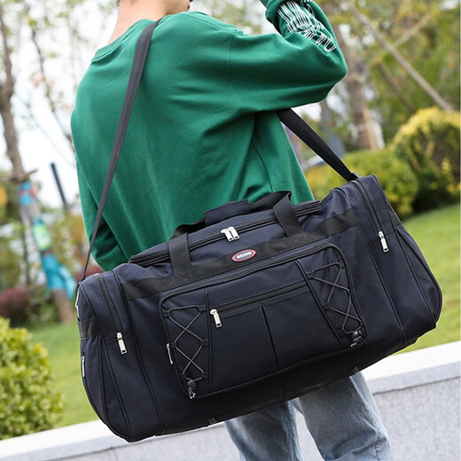 Winaden Reisetasche große Kapazität Geschäfts Reise Handgepäckbeutel Extra großer bewegender Bag Fernkleidung Bag Checkout Beutel Schwarz