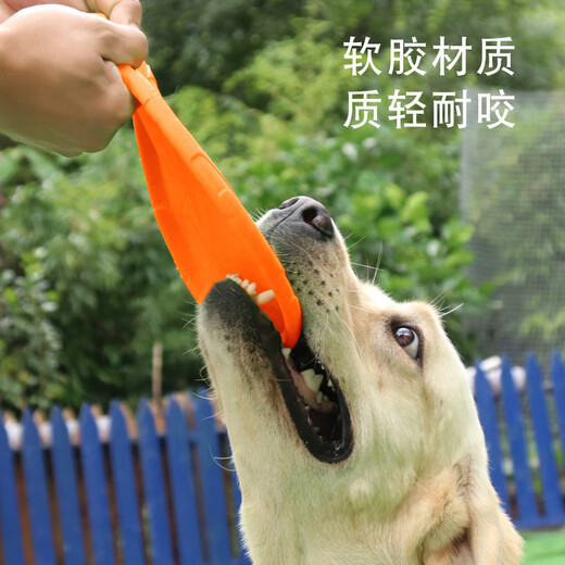 Crazy owner dog training toy dog Frisbee molar teeth resistant edge shepherd golden retriever interactive boredom relief outdoor pet supplies toy
