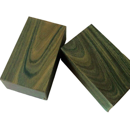 Jiangjiyue Green Sandalwood Material Log Square Carving Handle Part Slingshot Handle Patch DIY Ruler Material SN6174 Pendant Material 4*2.2*1 Five pieces