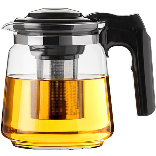 Jingkodi teapot glass high temperature resistant thickened large capacity tea kettle household health tea set large boiling water teapot 1500ml 1500ml-2600ml