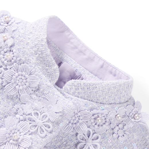 MiniPeace Children's Winter Women's Dress F2FAE4220 Light Soft Purple 130 cm