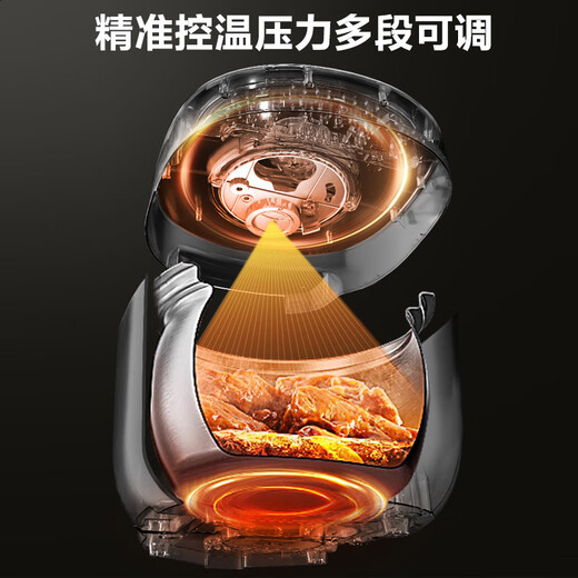 SUPOR [National Subsidy] IH Electric Pressure Cooker 5L Household Smart 2200W 0 Coated Steel Cake 8min Quick Vegetable SY-50HC5021Q Rice Cooker Pressure Cooker 4-6 people