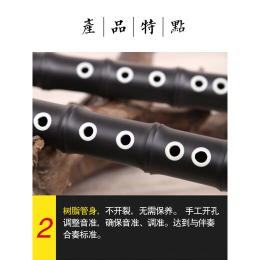 
FERMIN Bawu musical instrument vertical blowing adult performance for elementary school students getting started with high volume single wind instrument G-tune + bag + fingering table