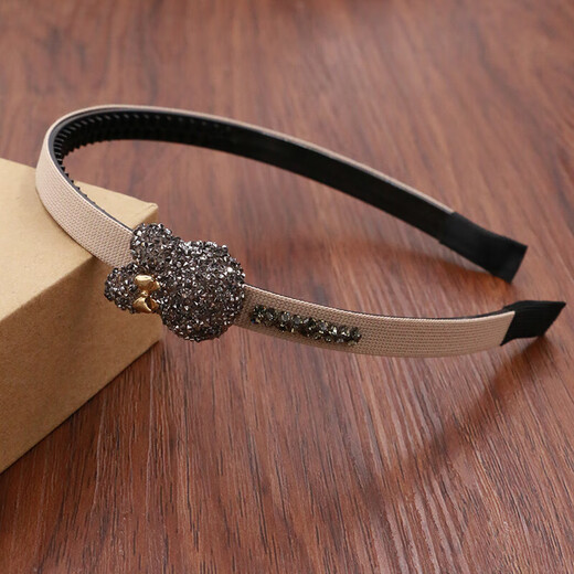 Rongxia children's hairbands girls hairpins cute Mickey hair accessories non-slip student headbands crystal diamond hairpins Korean powder