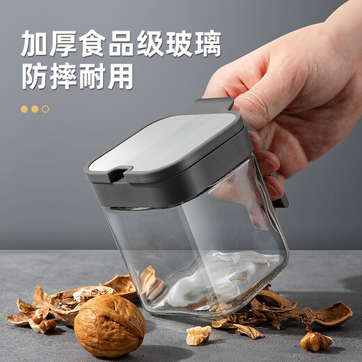 Newair seasoning box storage rack combination set seasoning jar bottle storage rack home kitchen wall hanging salt shaker sealed and moisture-proof