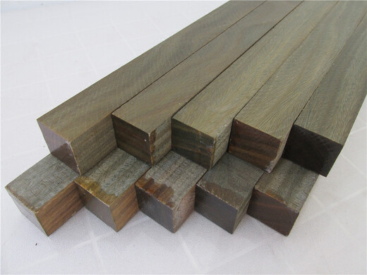 Jiangjiyue Green Sandalwood Material Log Square Carving Handle Part Slingshot Handle Patch DIY Ruler Material SN6174 Pendant Material 4*2.2*1 Five pieces