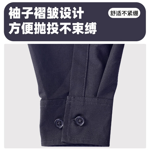 DAIWA autumn and winter DE-6223CS mountain style work shirt loose long-sleeved outdoor fishing wear black S