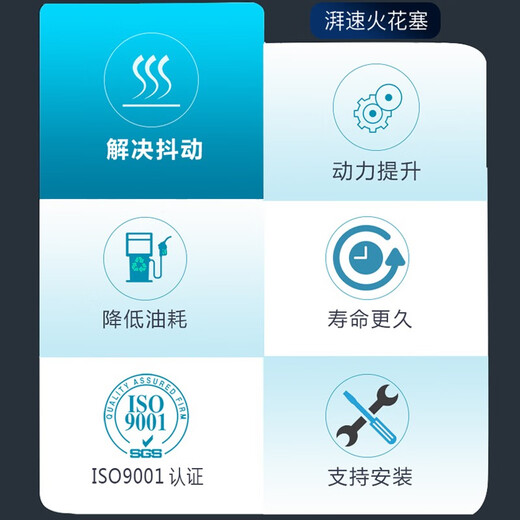 湃速 比亚迪F3速锐S6元L3 F3R G3 G3R G6 M6秦F8原厂双铱金火花塞9901