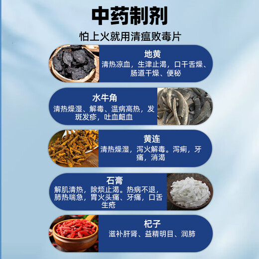 Sunshine Bird Pet Qingwen Baidu Tablets for cats and dogs with bad breath and stomatitis, remove eye feces, tear stains, oral ulcers, clear away heat and detoxify, lutein tablet combination recommended