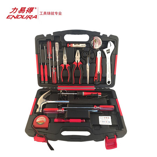 ENDURA Juego completo de herramientas de reparación de automóviles de 136 piezas, juego de herramientas manuales E1223, juego de utensilio doméstico E1105 (20 piezas)