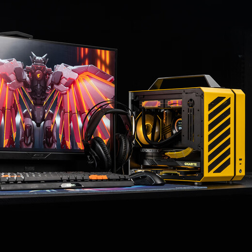 Gigabyte i7 14700F KF/RTX5070Ti/5070/5060TI16G mini e-sports portable network game machine master Xiaocubangtang C28 assembled computer host 1 i7 14700KF丨optional independent display