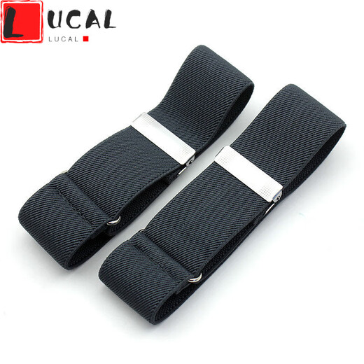 LUCALY shirt sleeve cuffs fabric sleeve cuffs shirt sleeve cuffs bartender arm cuffs armbands sleeves for men and women sleeve bundles suit cufflinks soothing Shen Wei navy blue white dots