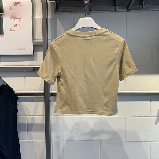 阿迪达斯 （adidas）三叶草短袖女装夏季秋健身训练运动衫跑步透气舒适休闲T恤 H15829 XS
