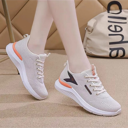 Hongxing Brand Broken-Size Women's Chaussures 2025 Printemps and Summer Soft Sole non glip Sports Chaussures Middle School Students Lightweight Women's Running Shoes G-H831 Rose Red 35