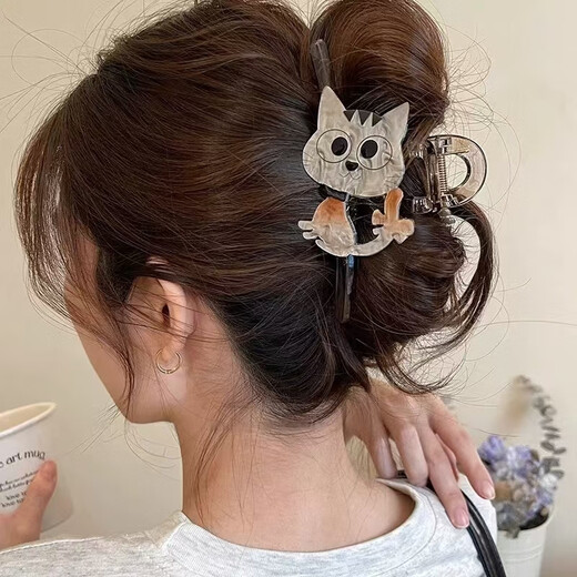 Chimera (CHIMERA) Cute and Cute Animal Clip, High-end Shark Clip Hairpin, Back of the Head Hair Arrangement, Girl's Birthday Gift