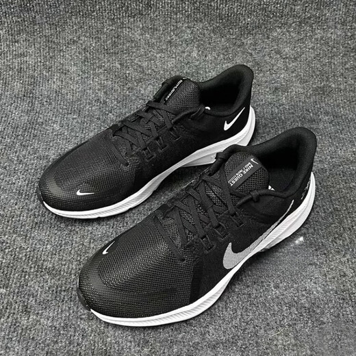 Nike (Nike) Quest 4 Men's Hetabless and Antry Daily Rose The Brote Shoes DA1105-003/006 DA1105-003 СЕРЕ И ЗЕЛЕНЫЙ 40
