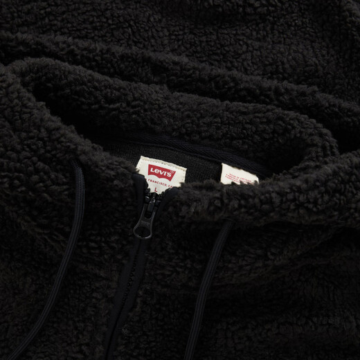 
Levi's [same style in the mall] Levi's men's imitation lamb velvet jacket versatile trendy retro black A5812-0000 S