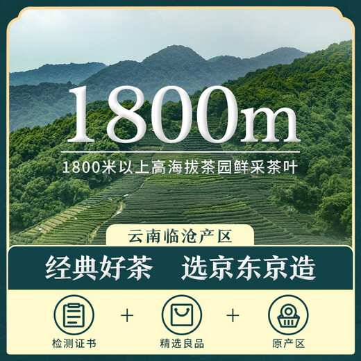 Made in Tokyo, Zuijun Pu'er raw tea cake 357g 21-year early spring first-picked tea gift box self-operated gift giving