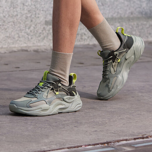 361 Sports shoes Male Surging Spring and Summer Seasons Net Step Bad Vintage Dad Casual Shoes Male 672326765-5