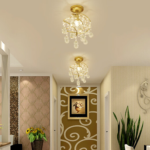 Yuliang Corridor de style européen Lumières Créative Luxury Entrance Porte de porte Valeurs Lumières Lumière Luxe MODER