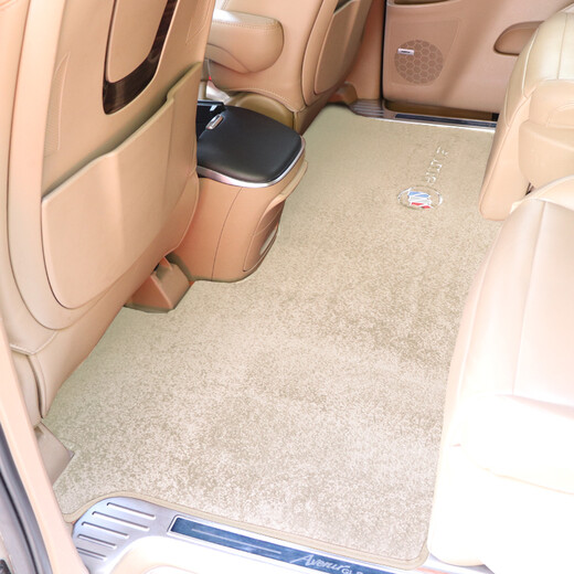 Buick GL8-Fuß-Pads in der mittleren Reihe GL8ES Luzun Land Business Class 652t Teppich 67-Sitzer Business Car 653t Special 7-Säse-Modifizierungszubehör Buick GL8 Special Extra-Large-Größe Deep Coffee Stickerei