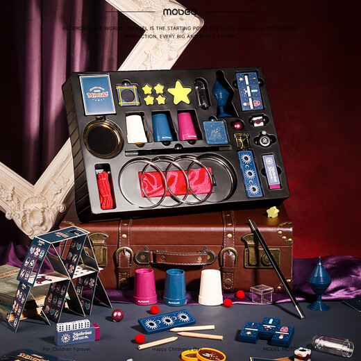Mobee Magic Collection Magic реквизит Set Gift Box детская образовательная игрушка для мальчиков день рождения 8-12 лет 10 подарков для родителей-ребенка