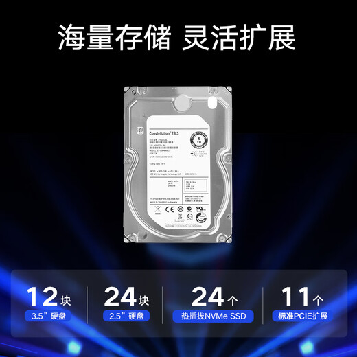 元脑NF5280M6/NF5280M7 浪潮服务器深度学习DeepSeek部署高性能计算虚拟化数据库国产2U服务器主机 M6丨1颗金牌6330 28核 2.0G 128G丨3块8T丨阵列卡