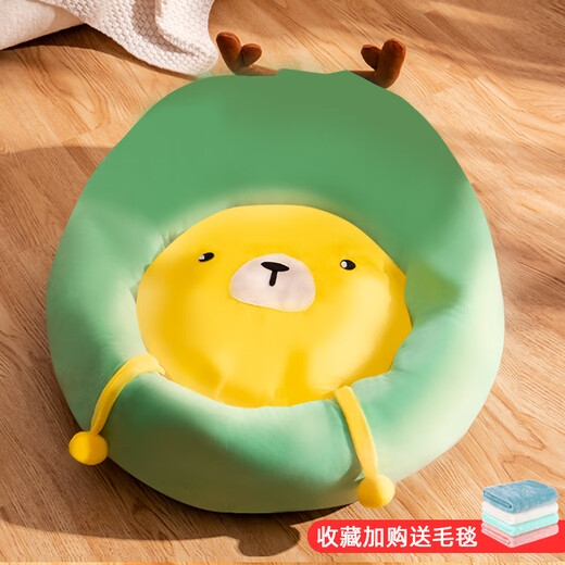 Changjiong Christmas cat house for all seasons, winter warm enclosed dog house, winter cat house, villa, cat supplies collection, green elk back nest #blanket, suitable for 15 Jin Jin equals 0.5 kg, inner cat, pet warm and large Changjiong Christmas cat house for all seasons, winter warm enclosed dog house, winter cat house, villa, cat supplies collection, green elk back nest #blanket, suitable for 15 Jin Jin equals 0.5 kg, inner cat, pet warm and large