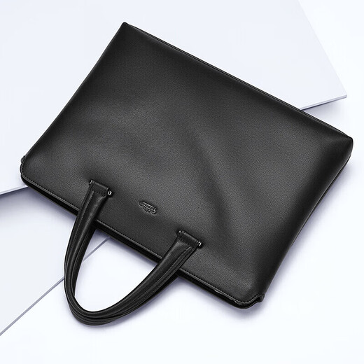 Goldlion Handbag Horizontal Men's Bag Business Cowhide Computer Bag Casual Briefcase Birthday Gift for Dad