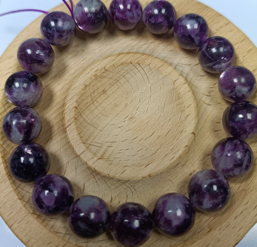 Xuecong Third natural crystal bracelet olive lime moonlight black body gray elongated purple 100 yuan link