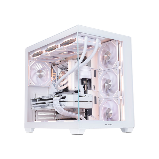 Minglongtang i7 14700KF/RTX5070ti/5080 graphics card desktop game e-sports live broadcast host assembly computer host assembly machine desktop machine complete design rendering standard version i7 14700KF/5070 new product single host