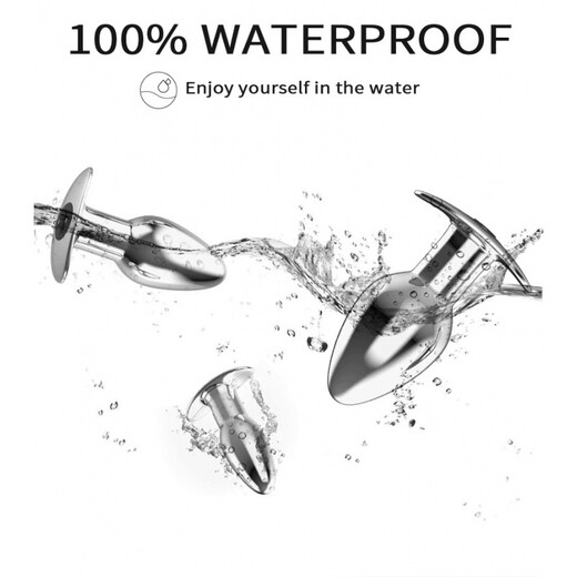 Vertrauliche Lieferung von Hinterhof-Metall-Vibrations-Analplug, kabelloser Fernbedienung, magnetischer Aufladung, Hinterhof-Plug, Sexspielzeug, Outdoor-Ankermodell – Siebenband-Sexspielzeug mit starkem Schock in Größe M für Paare