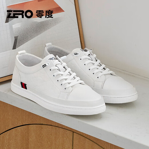 Zero Zero Schuhe für Männer bequeme Mode Mode weiße Schuhe koreanische vielseitige Männerschuhe Freizeitschuhe für Männer weiß 41