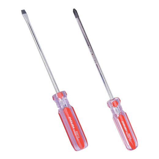 
XMSJ colored strip screwdriver cross one-shaped screwdriver head with magnetic household driver screwdriver set Cross 5x75mm E6227