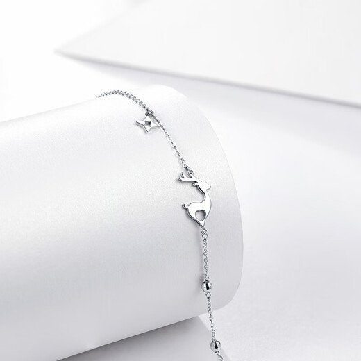 Saturday Fortune (ZLF) PT950 Platinum Bracelet Women's Yulu You You Bracelet Platinum Bracelet T Sold Out 16+2cm-2.95g PT950