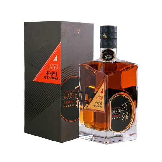 Changyu Keya Edición Coleccionista Men's Forty 700ml caja de regalo individual 40% vino extranjero vino destilado de uva 700mL 1 botella