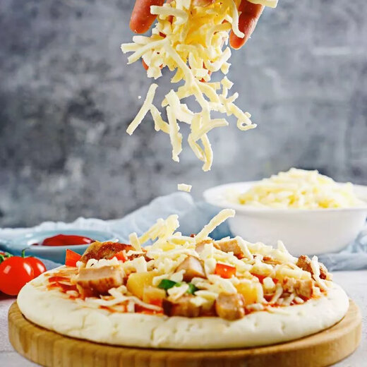 Anchor mozzarella cheese shredded 208g cheese cream original cheese shredded brushed home pizza small package 1 pack