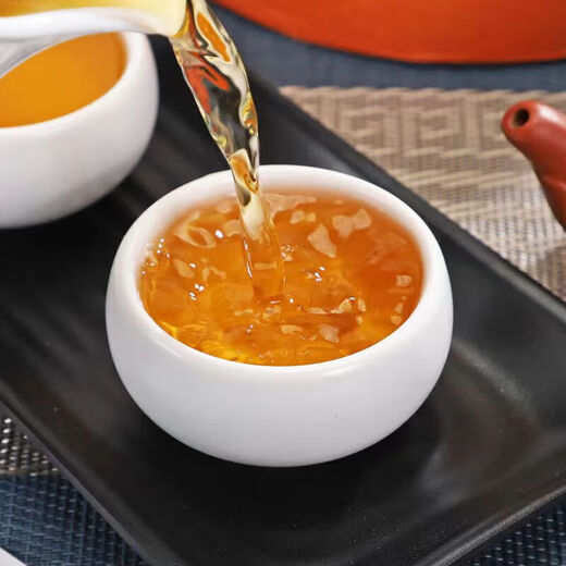 Jiangxi xiushui qingqian liu té auténtico alpino antiguo árbol ecológico dinero ecológico willow carbono tostado verde qian liu yuan té de té té qingqian liu box de hierro 500g 125g*4 caja
