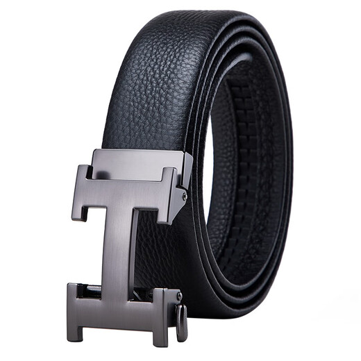 Falamaone Luxus Neue Marke Echtes Leder-Herren-International Top Ten Ledergürtel Valentinstag Geschenkbox High-End-Hosengürtel, um Geburtstagsgeschenke PD826 Waffe zu senden [leichte Luxus-vielseitige Business Casual] 120 cm [High-End-Geschenkboxverpackung]
