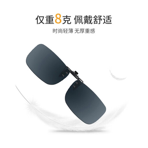 Helen Keller (HELENKELLER) glasses clip polarizer sunglasses clip for men and women driving sun protection sunglasses clip HP801C1