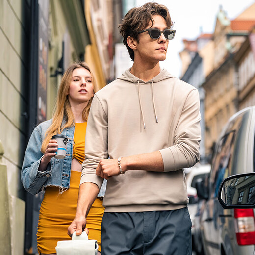 
Mr. Bu Bu’s thin base sweatshirt for men casual hooded men’s inner top 2025 new product KT15763 Zipper pocket-Bronze 2XL (185)