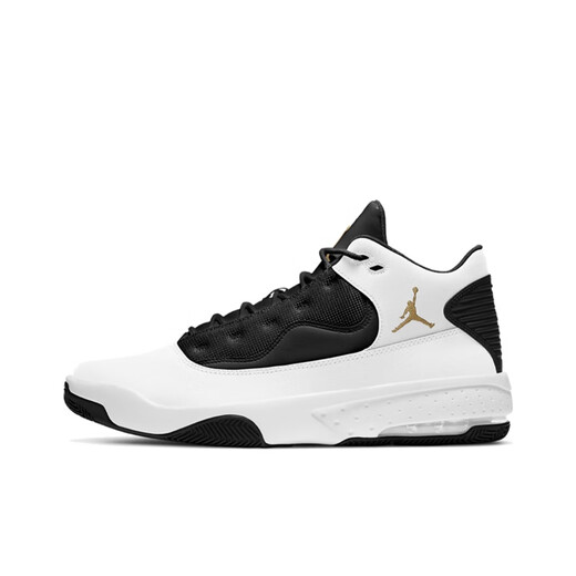 耐克（NIKE）Jordan Max Aura 2 黑白防滑耐磨缓震实战运动中帮复古篮球鞋 CK6636-107黑白 40 (250mm)