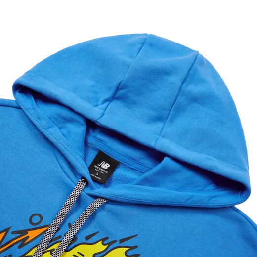 NEU BALAY NB Outlet Hooded Sweatshirt Herren-Gelegenheitssport-Strick-Druck loser Pullover Top MT13583-HLU M