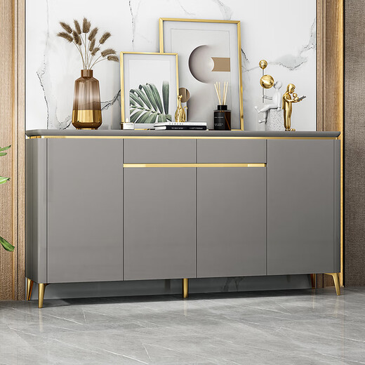 Star Discovery Shoe Cabinet Light Luxury Household Door Entrance Entrance Storage Cabinet Large Capacity Hall Cabinet Friendly D826 White (Size 158*34*100)