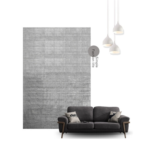 
MPPMCK2022 new carpet bedroom full of Nordic style carpet living room ins sofa coffee table blanket full of black gray solid color Modern No. 3291 1 piece 120*160CM (exquisite)
