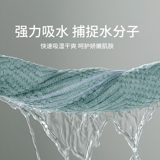 Gudie bath towel couple model pair household non-pure cotton all-cotton absorbent men's and women's towels adult wraps 2023 new style pink + dark blue 140*70cm couple?? 2 pieces