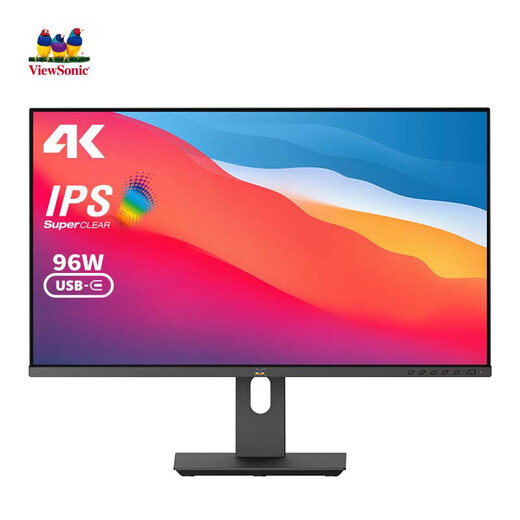 ViewSonic 27-inch 4K Ultra HD IPS Monitor Type-C65W HDR400 10bit Built-in Speaker Lift Rotating Base Professional Design Computer Office Display VG2781-4K Type-C96W MAC External Companion Filters Blue Light and Does Not Flicker