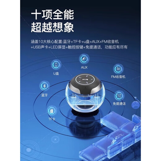 索爱S35音响蓝牙音箱高音质家用无线小度智能车载迷你小型低音炮 油彩白Ultra版【小度AI2 0 | 峰